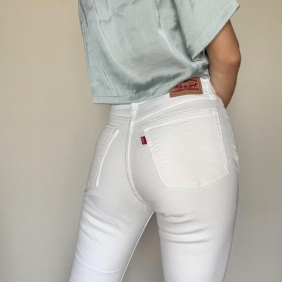Levi's Denim - Levi’s Wedgie White Jeans